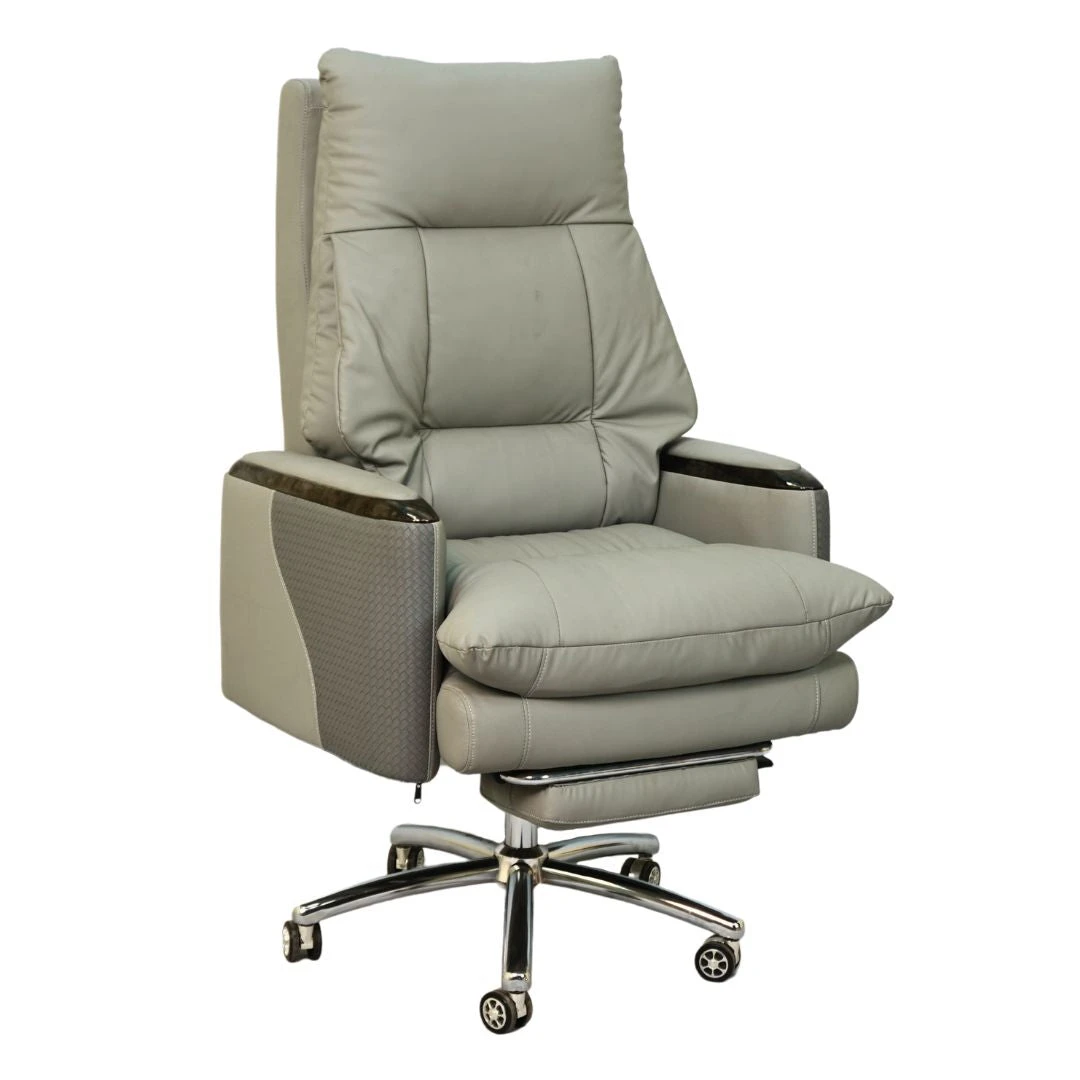 Luxury Boss Chair with Footrest | Model: PF-B-3001